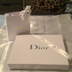 Dior gift box(large) & small shopping bag(ribbons)